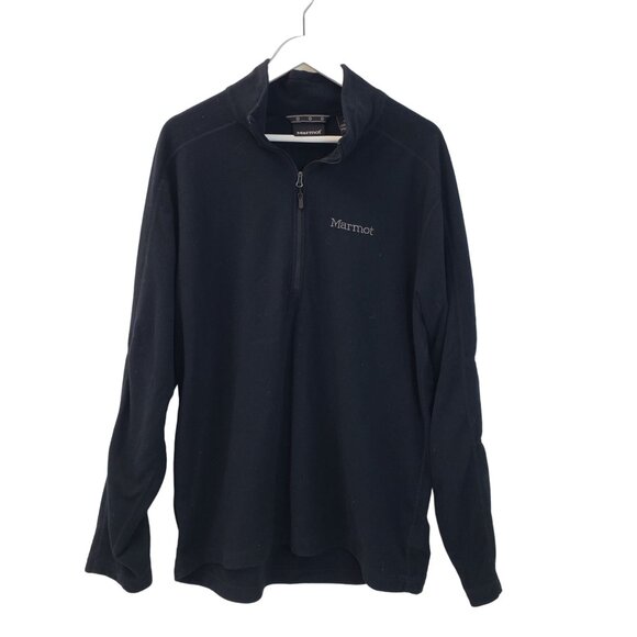 Marmot Quarter Zip Fleece Pullover Jacket Size Large - Picture 1 of 6